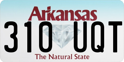 AR license plate 310UQT