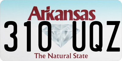 AR license plate 310UQZ