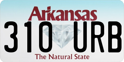 AR license plate 310URB