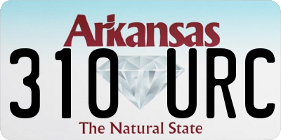 AR license plate 310URC
