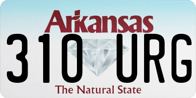 AR license plate 310URG