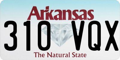 AR license plate 310VQX