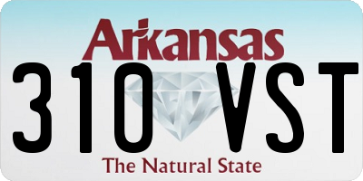AR license plate 310VST