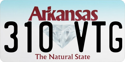 AR license plate 310VTG