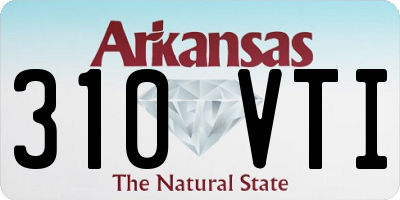 AR license plate 310VTI