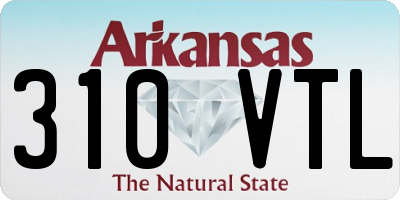 AR license plate 310VTL