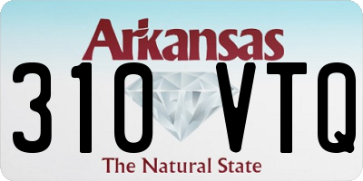 AR license plate 310VTQ