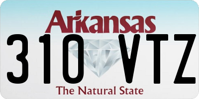 AR license plate 310VTZ