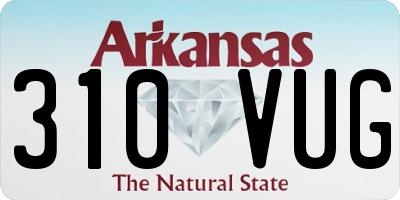 AR license plate 310VUG