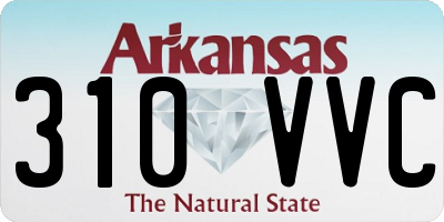 AR license plate 310VVC