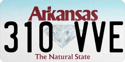 AR license plate 310VVE