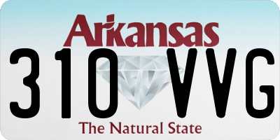 AR license plate 310VVG