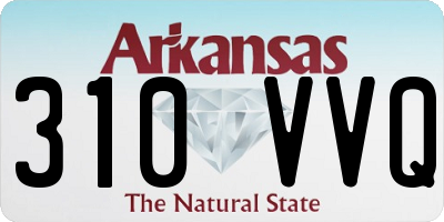 AR license plate 310VVQ