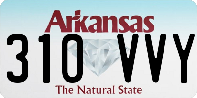 AR license plate 310VVY