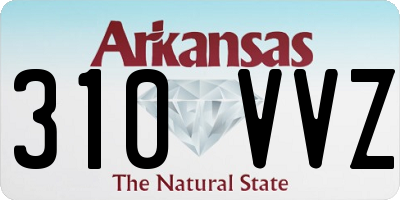 AR license plate 310VVZ