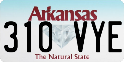 AR license plate 310VYE