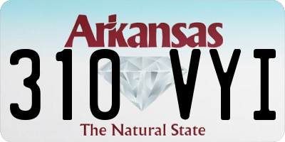 AR license plate 310VYI