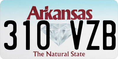 AR license plate 310VZB