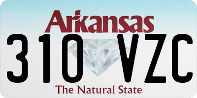 AR license plate 310VZC