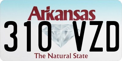 AR license plate 310VZD