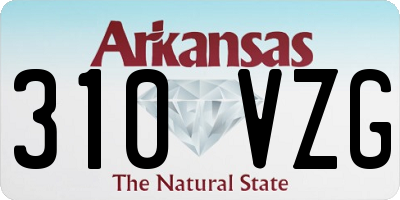 AR license plate 310VZG
