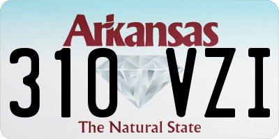 AR license plate 310VZI