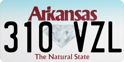AR license plate 310VZL