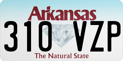 AR license plate 310VZP