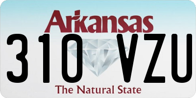 AR license plate 310VZU