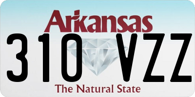 AR license plate 310VZZ