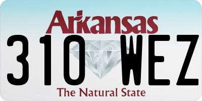 AR license plate 310WEZ