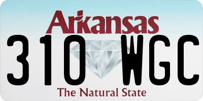 AR license plate 310WGC