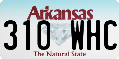 AR license plate 310WHC