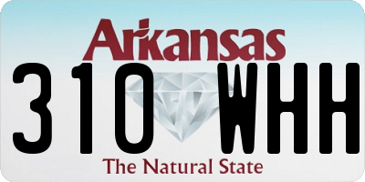 AR license plate 310WHH