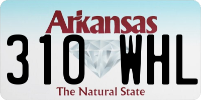 AR license plate 310WHL