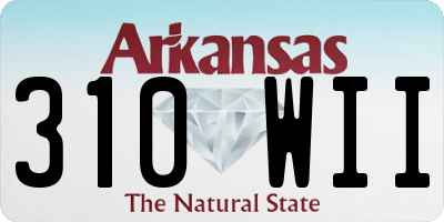 AR license plate 310WII