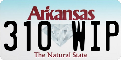 AR license plate 310WIP