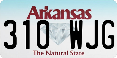 AR license plate 310WJG