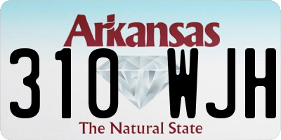 AR license plate 310WJH