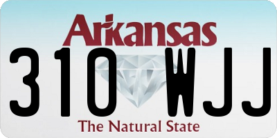AR license plate 310WJJ