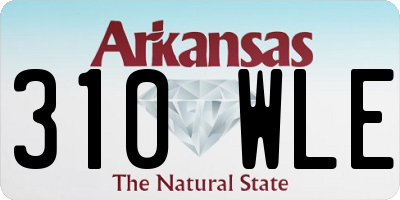 AR license plate 310WLE