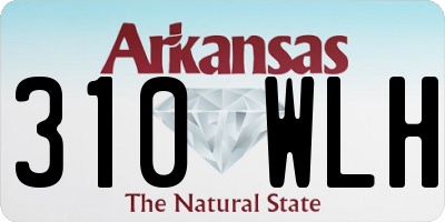 AR license plate 310WLH