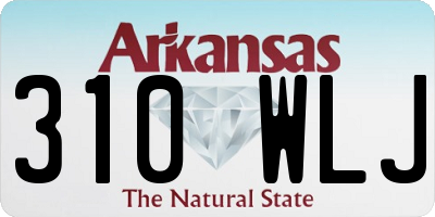 AR license plate 310WLJ