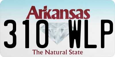 AR license plate 310WLP