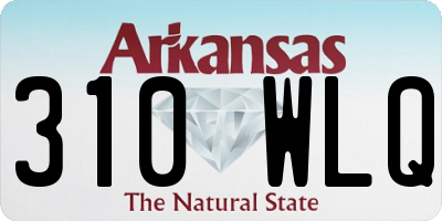 AR license plate 310WLQ