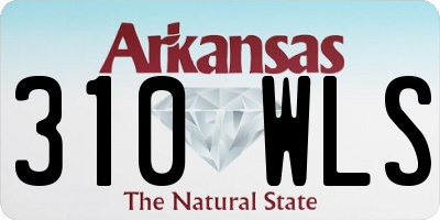 AR license plate 310WLS