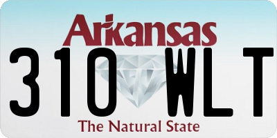 AR license plate 310WLT