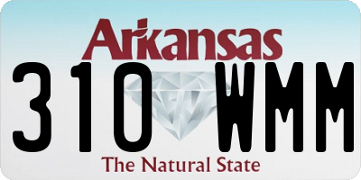 AR license plate 310WMM