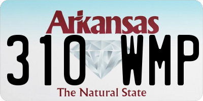 AR license plate 310WMP