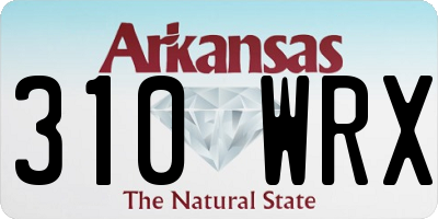 AR license plate 310WRX